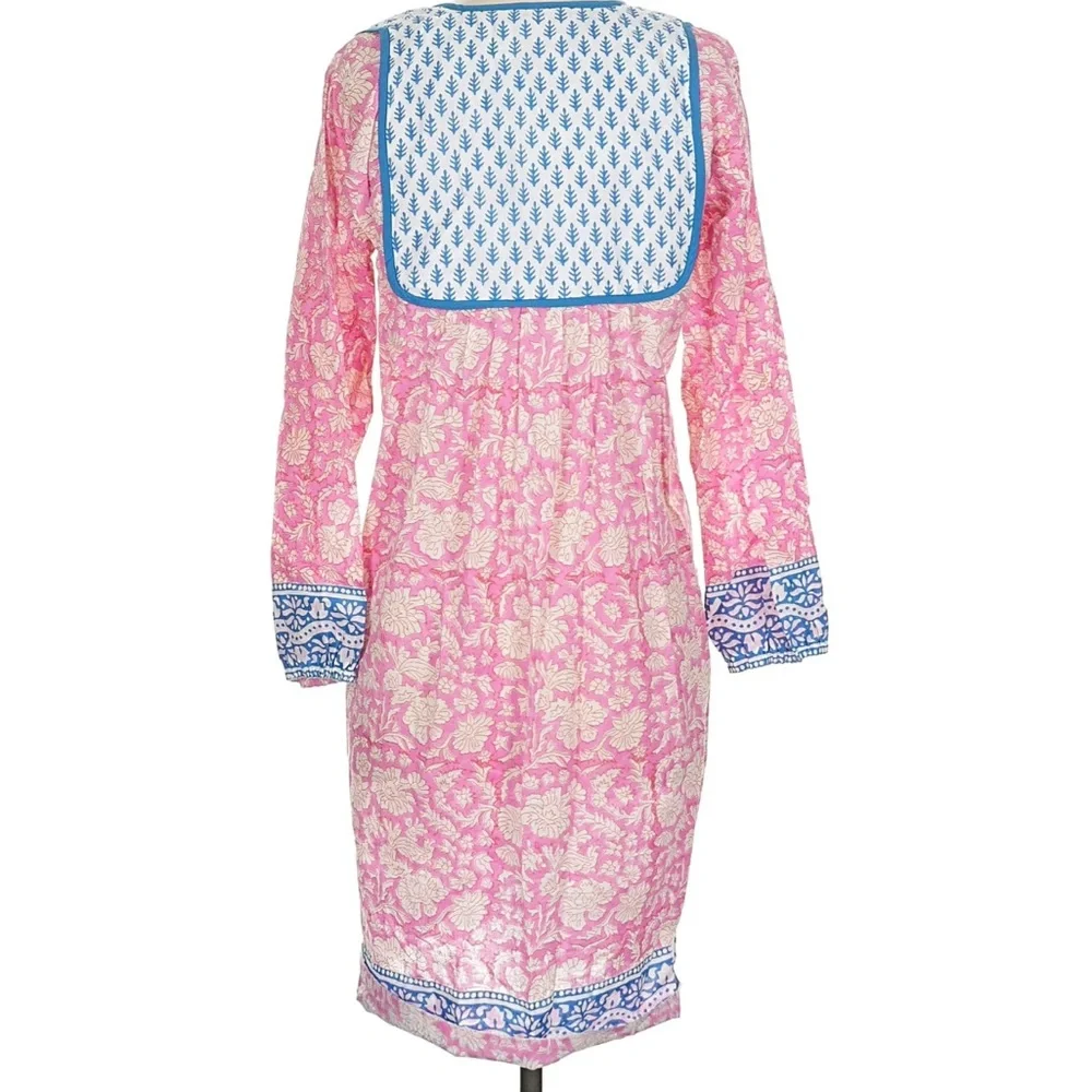 SZ Blockprints Jaipur Caftan Dress - Picture 7 of 14